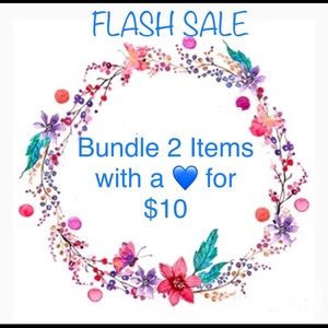 Bundle 2+ items with a 💙 at $5 each
